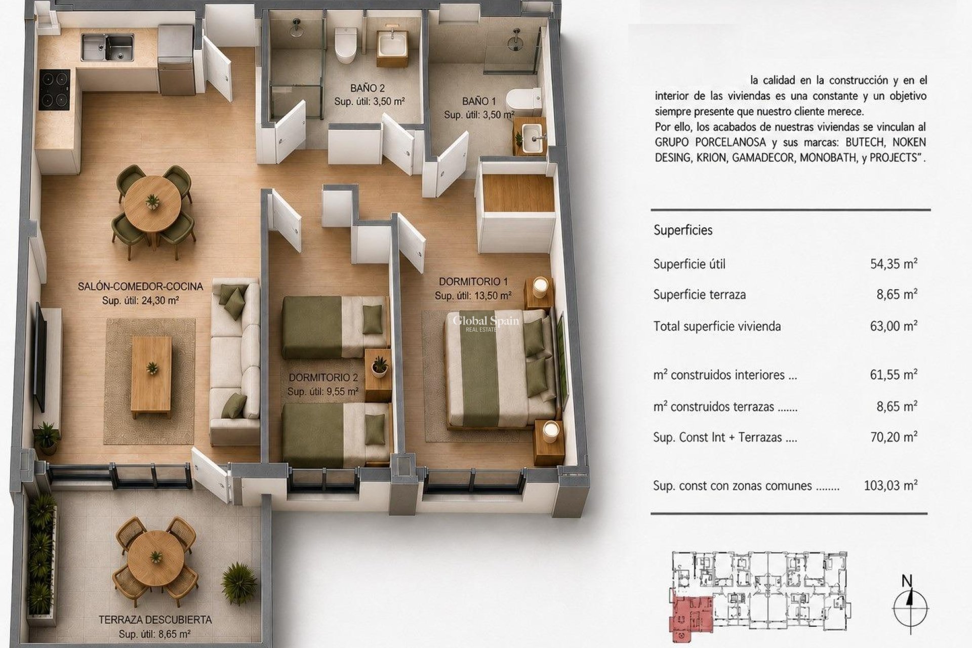 Nueva construcción  - APARTAMENTO -
VILLAJOYOSA - Cala de Finestrat