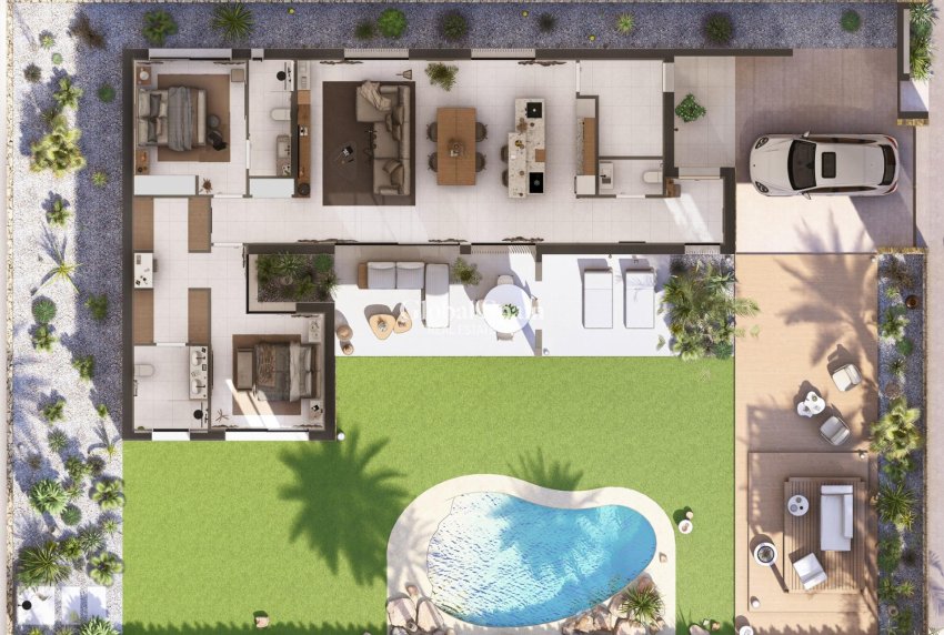 Nueva construcción  - VILLA -
BAÑOS Y MENDIGO - Altaona Golf