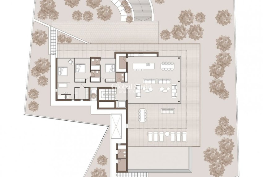 Nueva construcción  - VILLA -
MORAIRA_TEULADA - Verde Pino