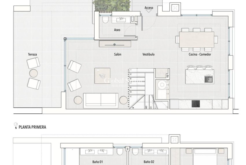 Nueva construcción  - VILLA -
ORIHUELA COSTA - Las Filipinas