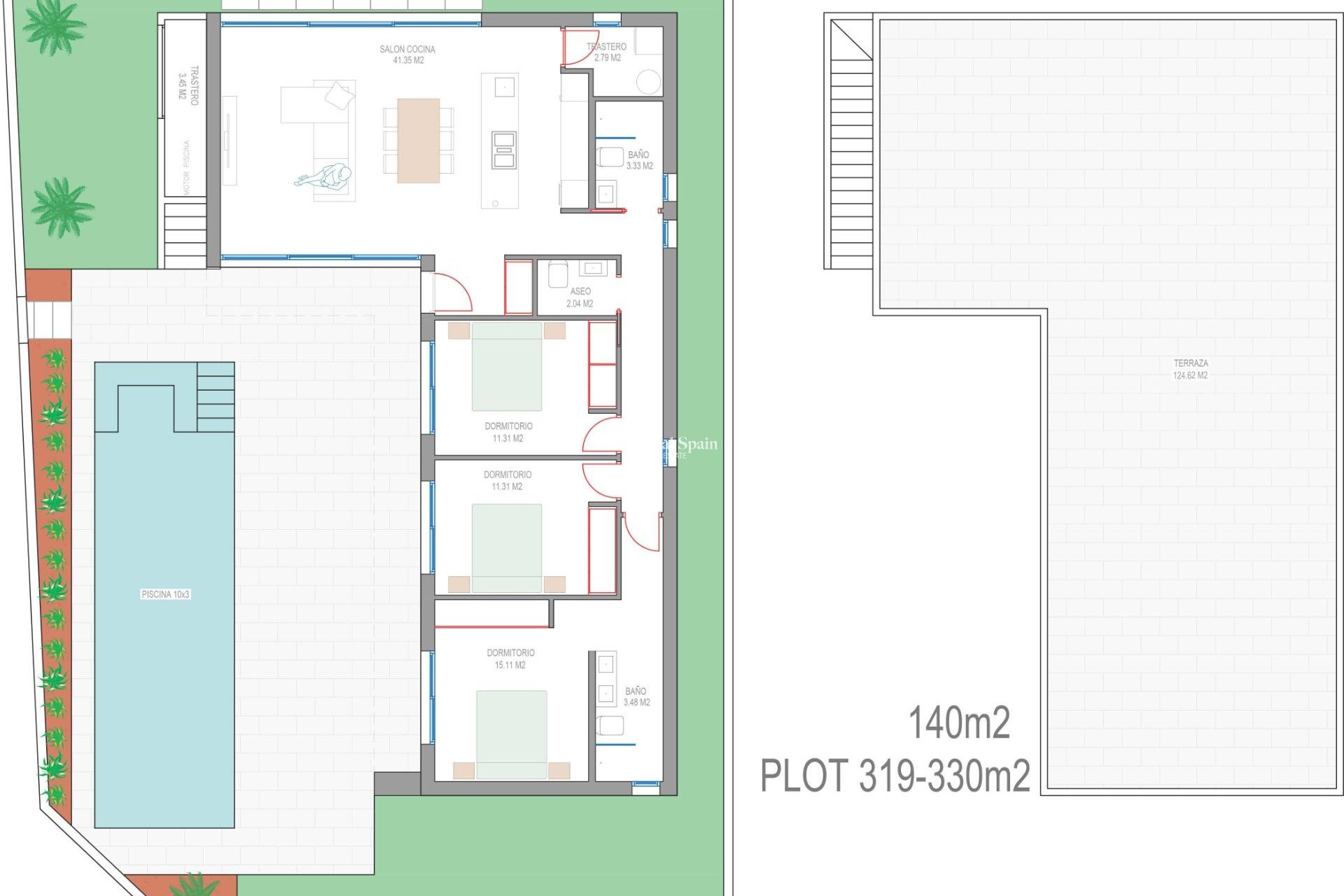 Nueva construcción  - VILLA -
SAN JAVIER - Parque del doce