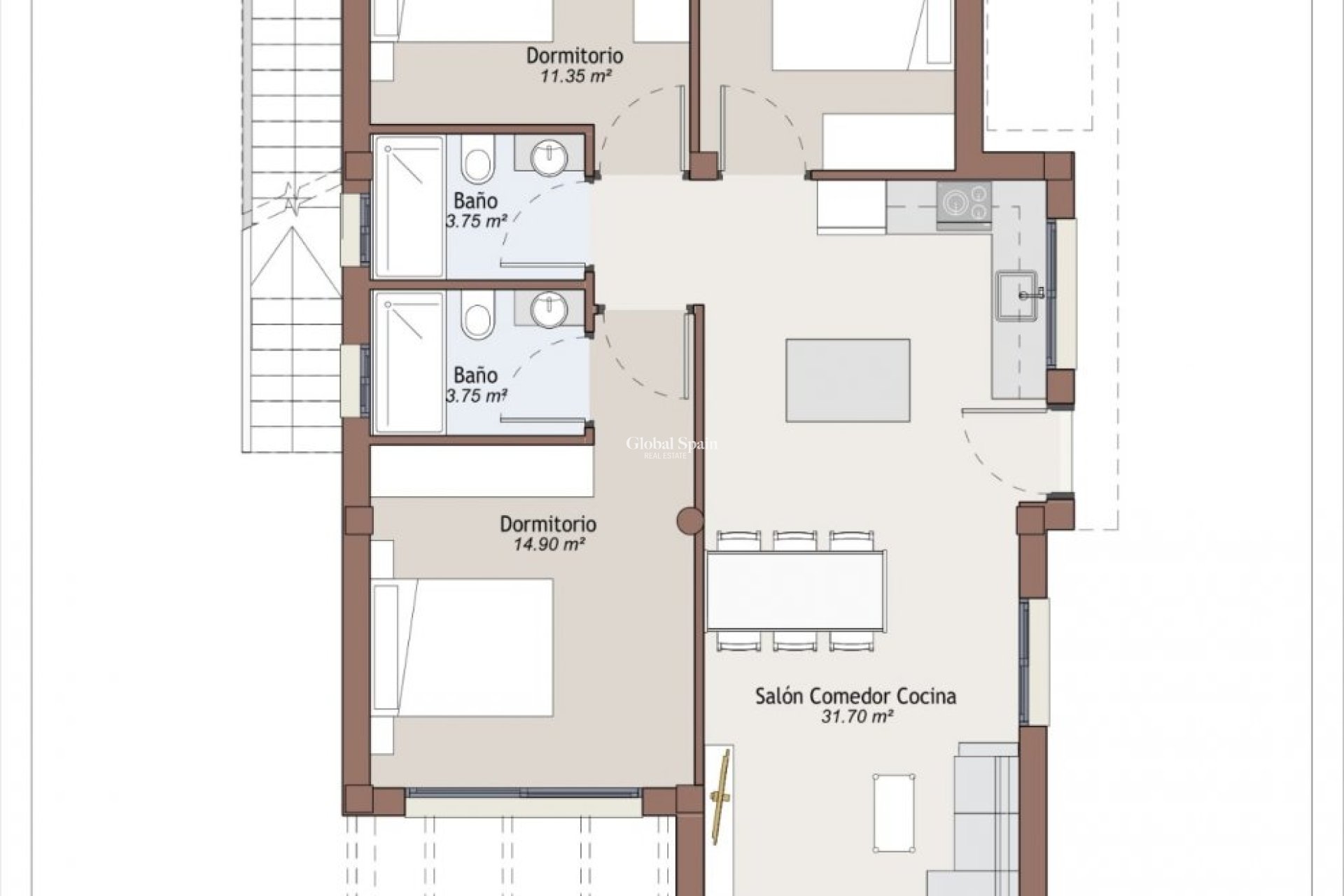 Nueva construcción  - VILLA -
VERA - Vera Playa