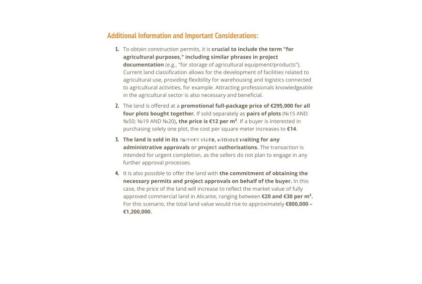 Odsprzedaż - DZIAŁKA GRUNTU -
ALICANTE - Costa Blanca