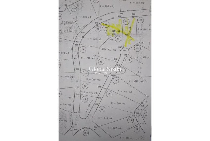 Odsprzedaż - DZIAŁKA GRUNTU -
PEDREGUER - Pedreguer