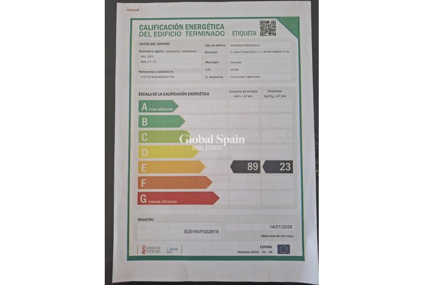 Resale - APARTMENT -
ORIHUELA COSTA - La Zenia