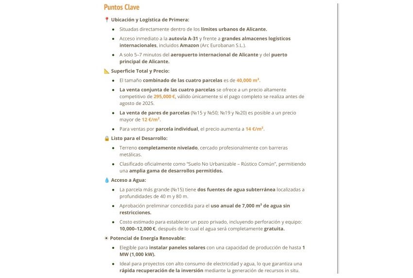 Resale - LAND -
ALICANTE - Costa Blanca