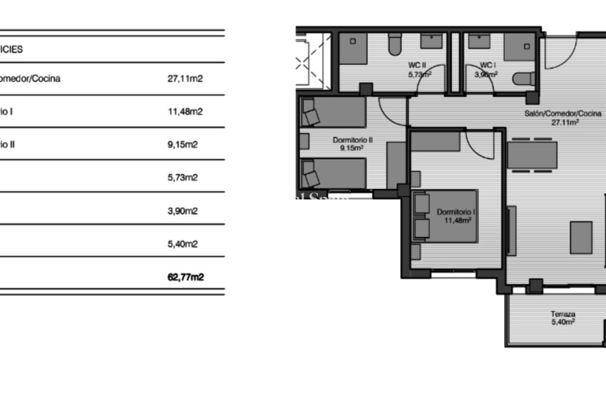 Revente - APPARTEMENT -
SAN MIGUEL DE SALINAS - Inland