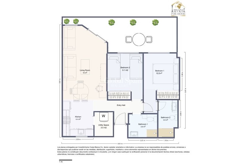 Revente - APPARTEMENT -
TORREVIEJA - Costa Blanca