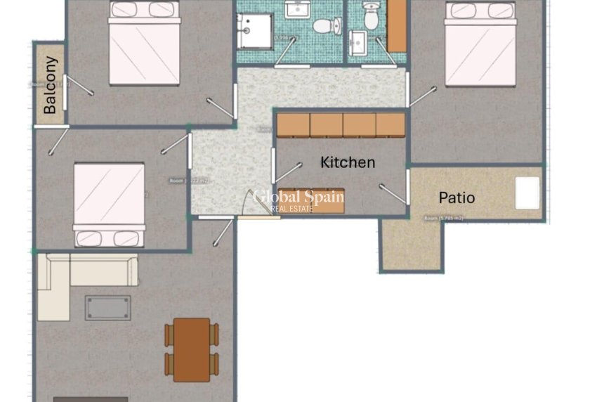 Revente - APPARTEMENT -
TORREVIEJA - Las Piscinas Naturales