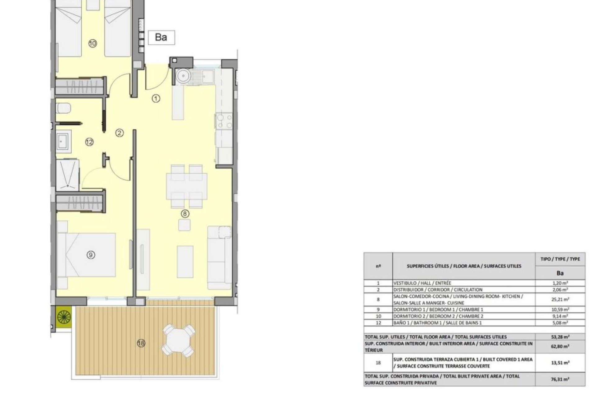 Revente - APPARTEMENT -
VILLAMARTÍN - Costa Blanca