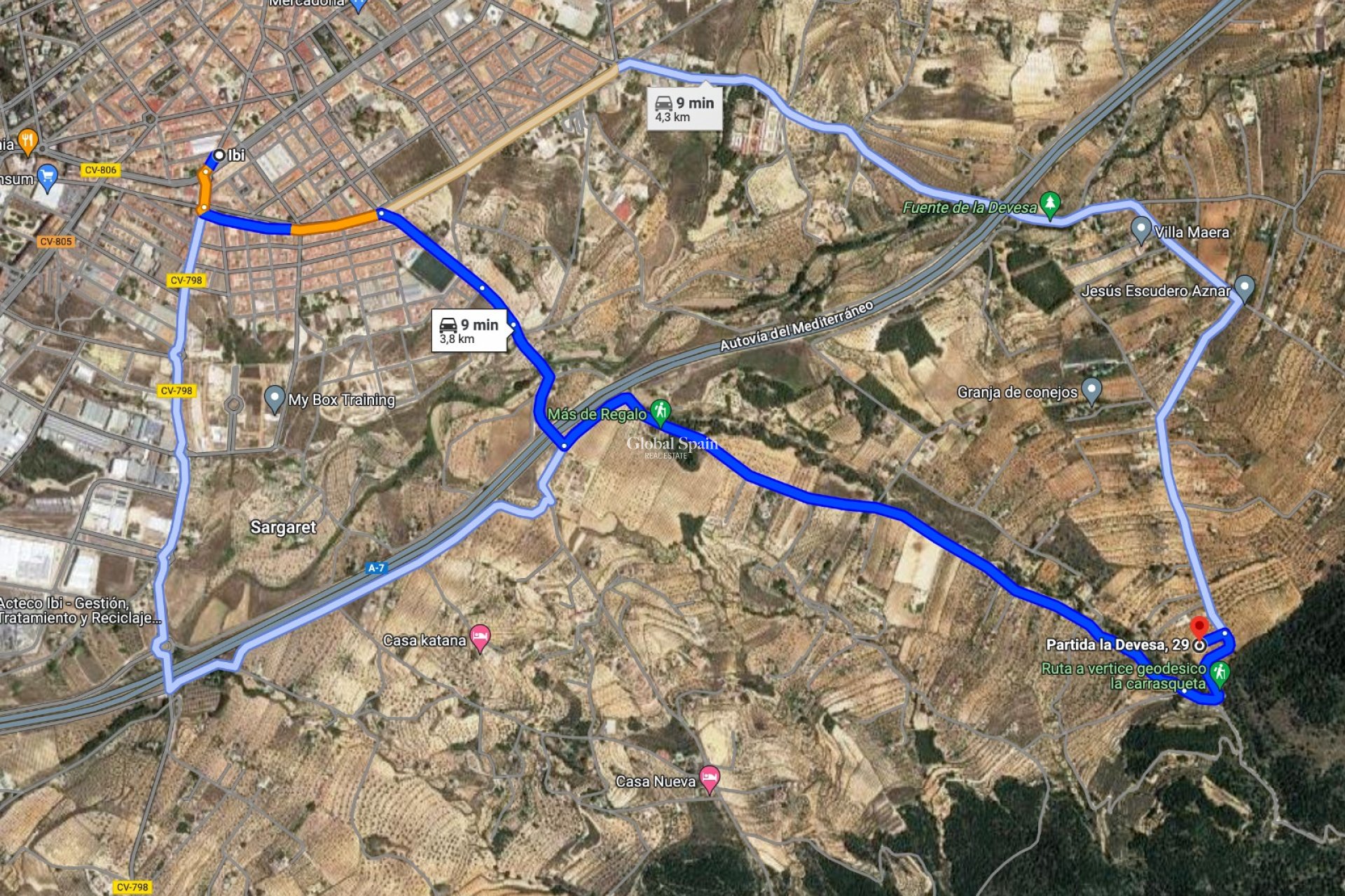 Revente - PARCELLE DE TERRAIN -
IBI - Costa Blanca