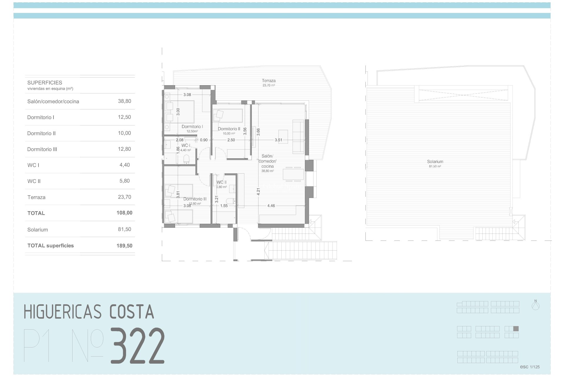 Revente - PENTHOUSE -
PILAR DE LA HORADADA - Costa Blanca