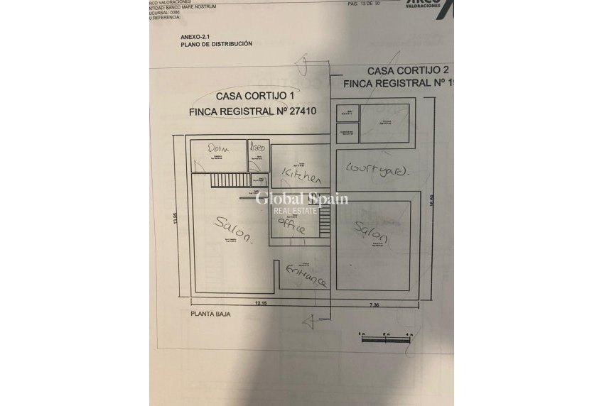 Venta - CASA -
LORCA - Lorca