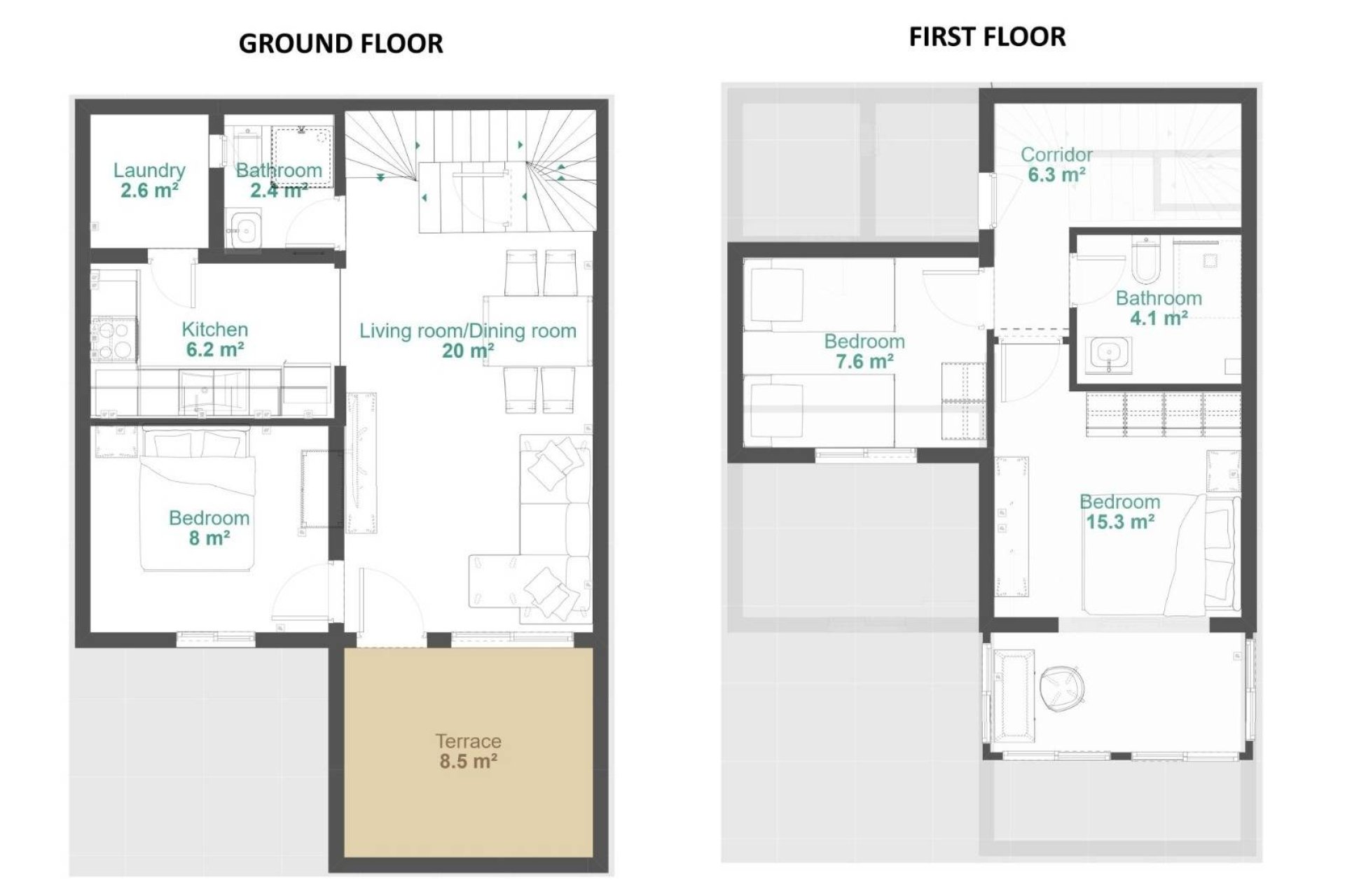 Venta - CASA -
ORIHUELA - Urbanización Perla del Mar