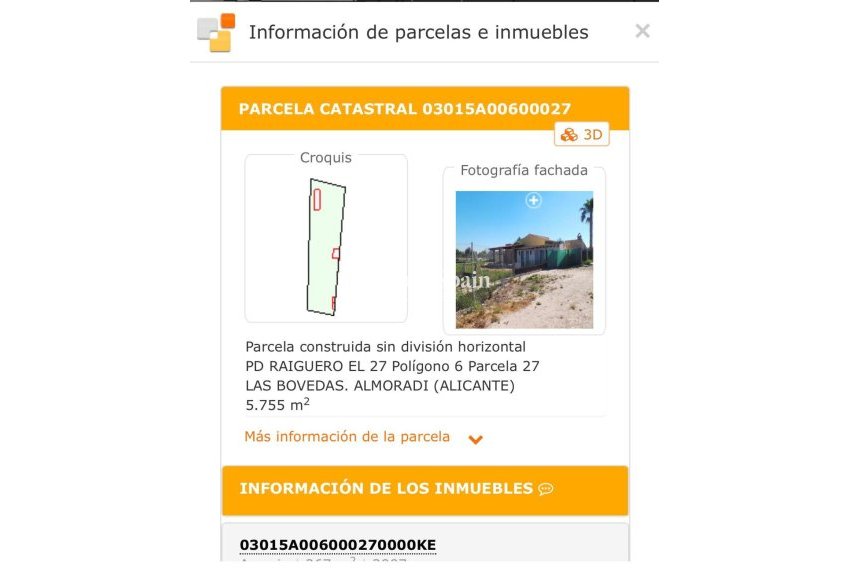 Venta - TERRENO -
ALGORFA - Inland