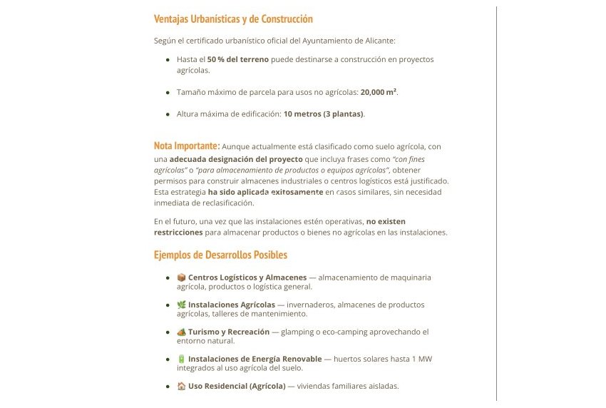 Venta - TERRENO -
ALICANTE - Costa Blanca