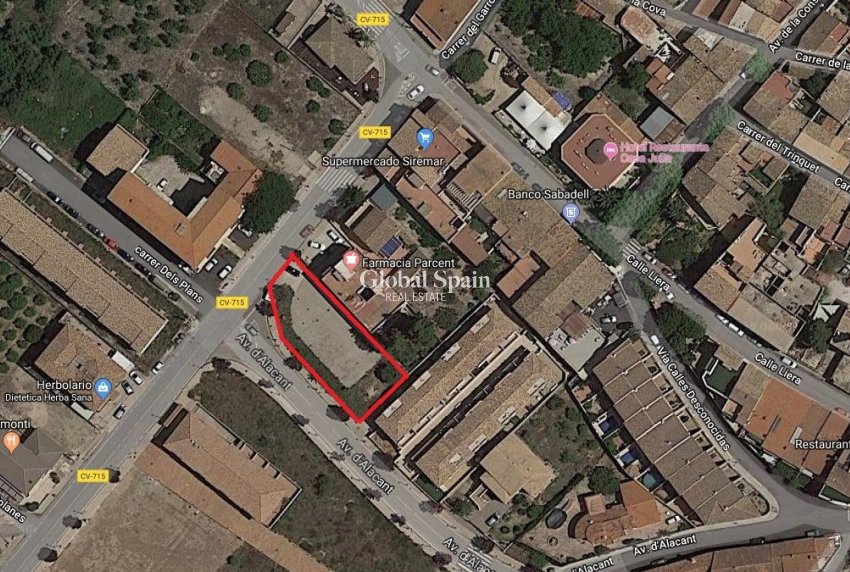 Venta - TERRENO -
PARCENT - Pueblo