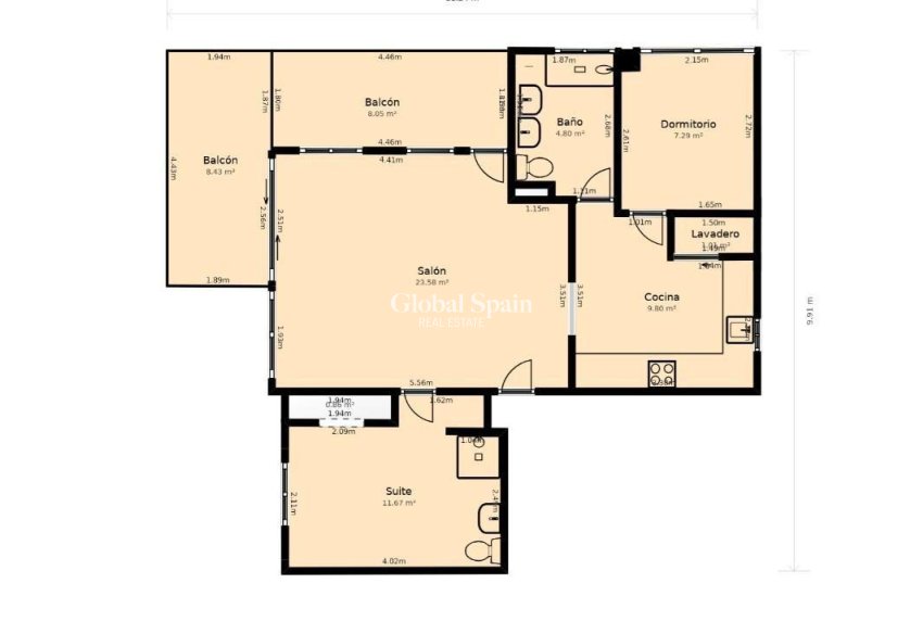 Wederverkoop - APPARTEMENT -
FINESTRAT