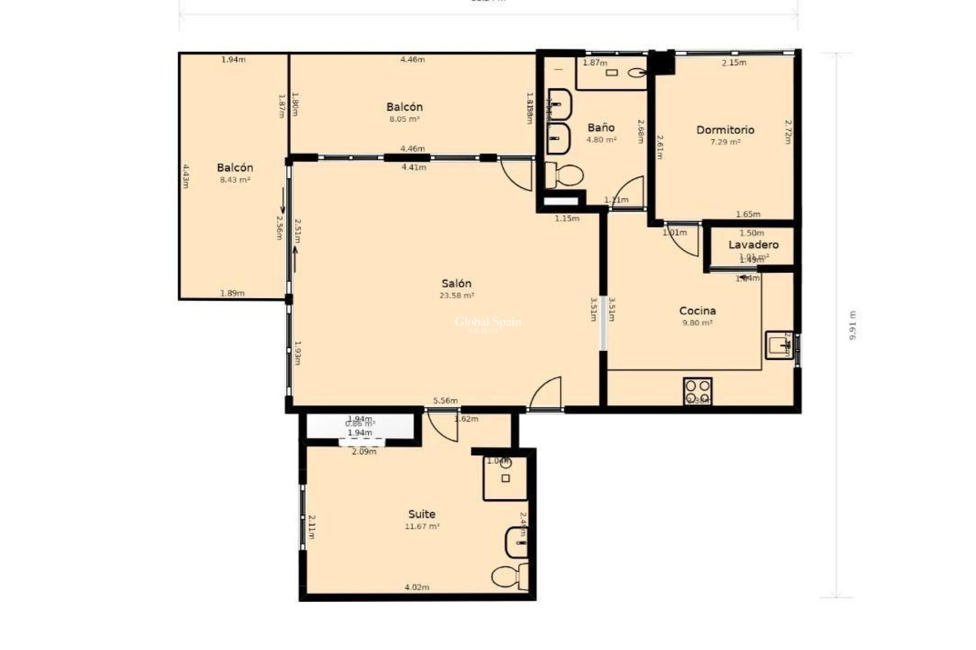 Wederverkoop - APPARTEMENT -
FINESTRAT