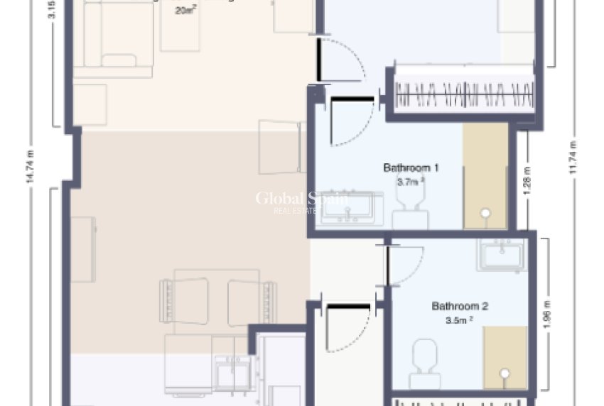 Wederverkoop - APPARTEMENT -
ORIHUELA COSTA - Costa Blanca