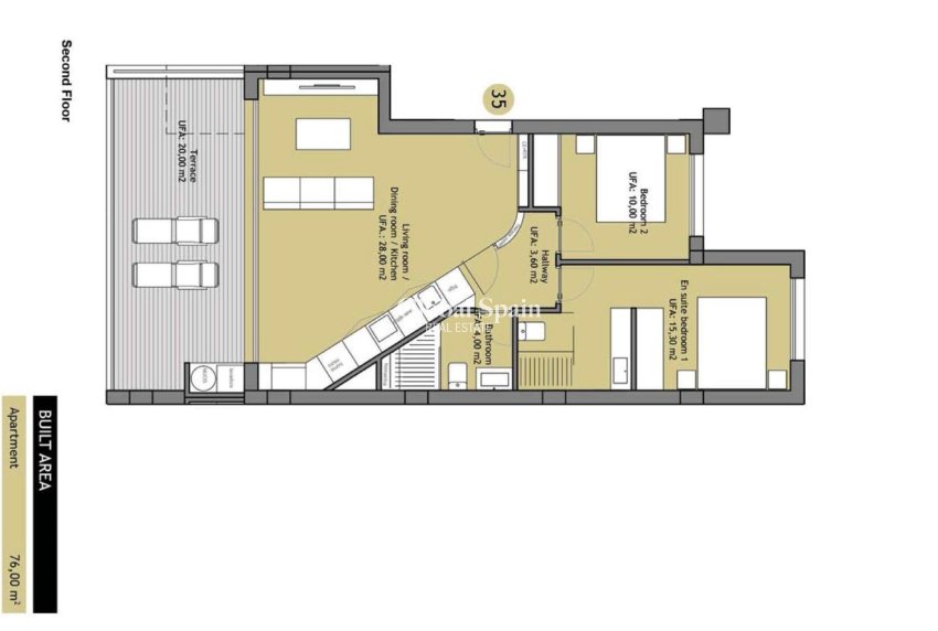 Wederverkoop - APPARTEMENT -
ORIHUELA - LAS COLINAS GOLF RESORT