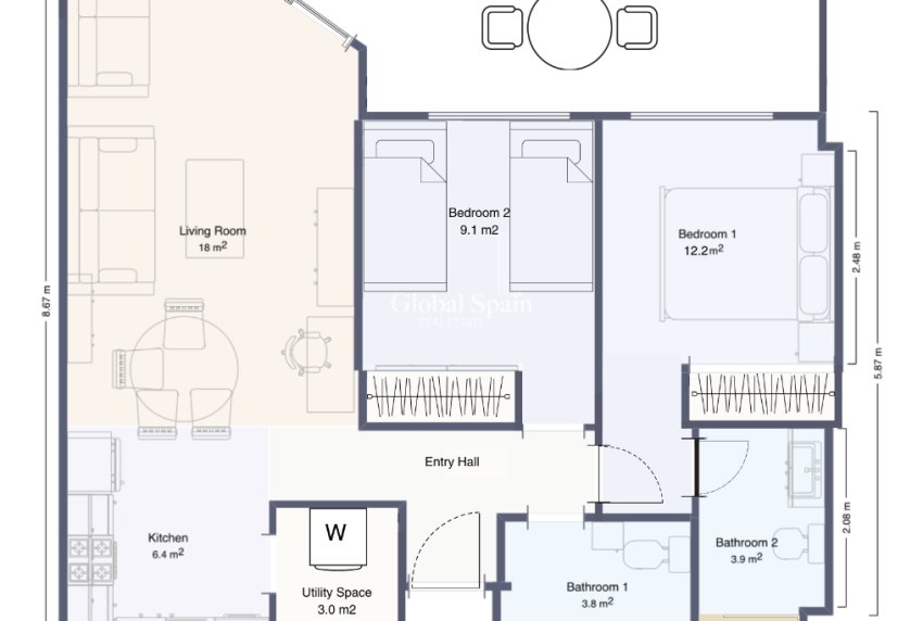 Wederverkoop - APPARTEMENT -
TORREVIEJA - Costa Blanca