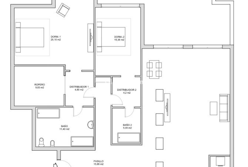 Wederverkoop - PENTHOUSE -
ORIHUELA COSTA - CAMPOAMOR
