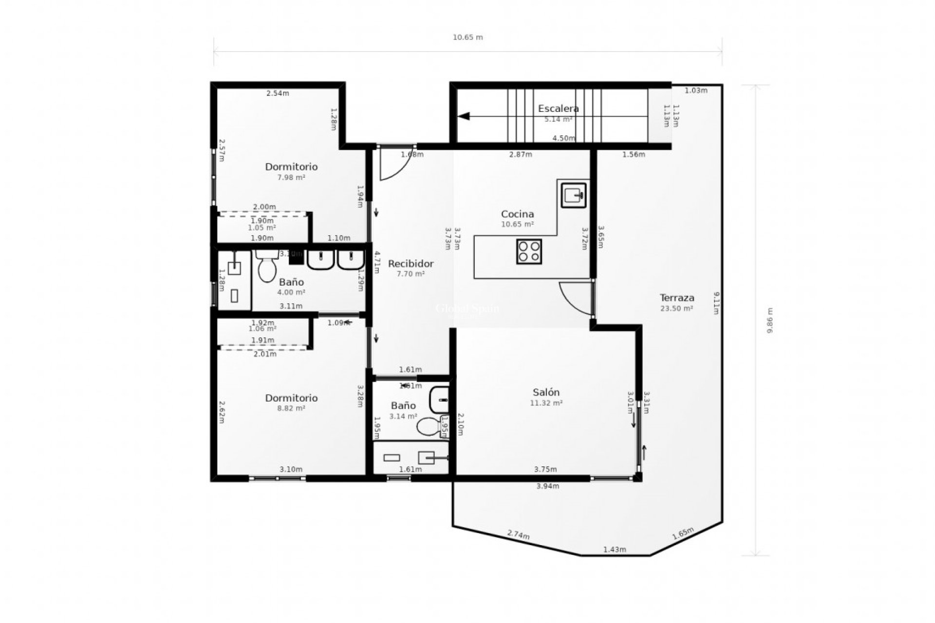 Wederverkoop - PENTHOUSE -
SAN MIGUEL DE SALINAS - San Miguel de Salinas