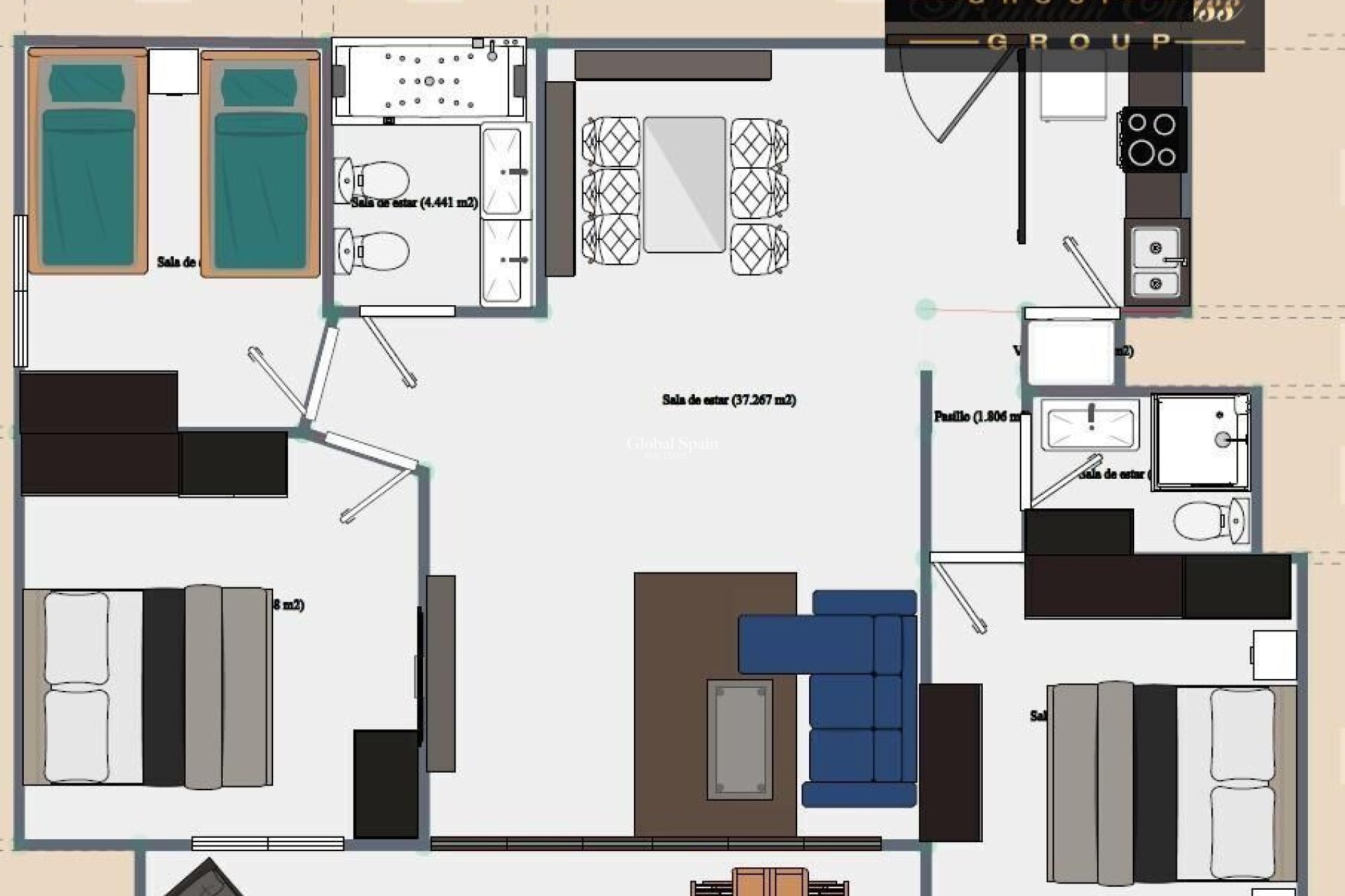 Wederverkoop - PENTHOUSE -
TORREVIEJA - Los Frutales