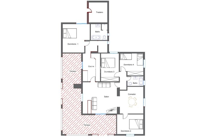 Wederverkoop - VILLA -
LOS BALCONES - LOS ALTOS - Costa Blanca