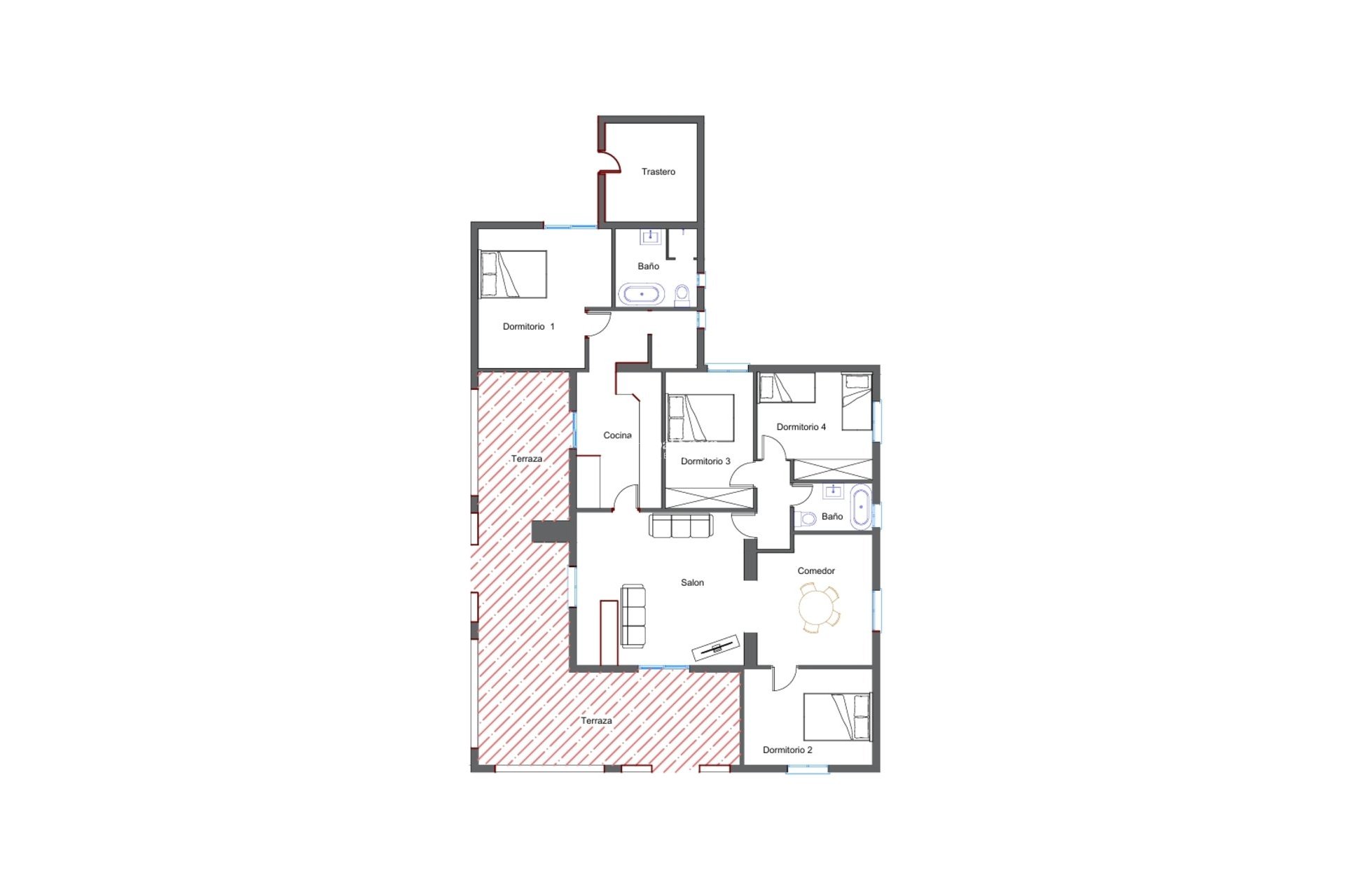 Wederverkoop - VILLA -
LOS BALCONES - LOS ALTOS - Costa Blanca