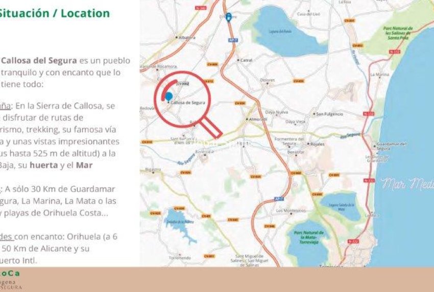 Wiederverkauf - HAUS -
CALLOSA DEL SEGURA