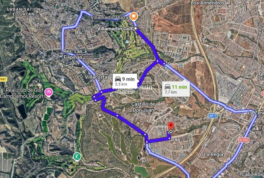 Wiederverkauf - WOHNUNG -
ORIHUELA COSTA - Monte Zenia