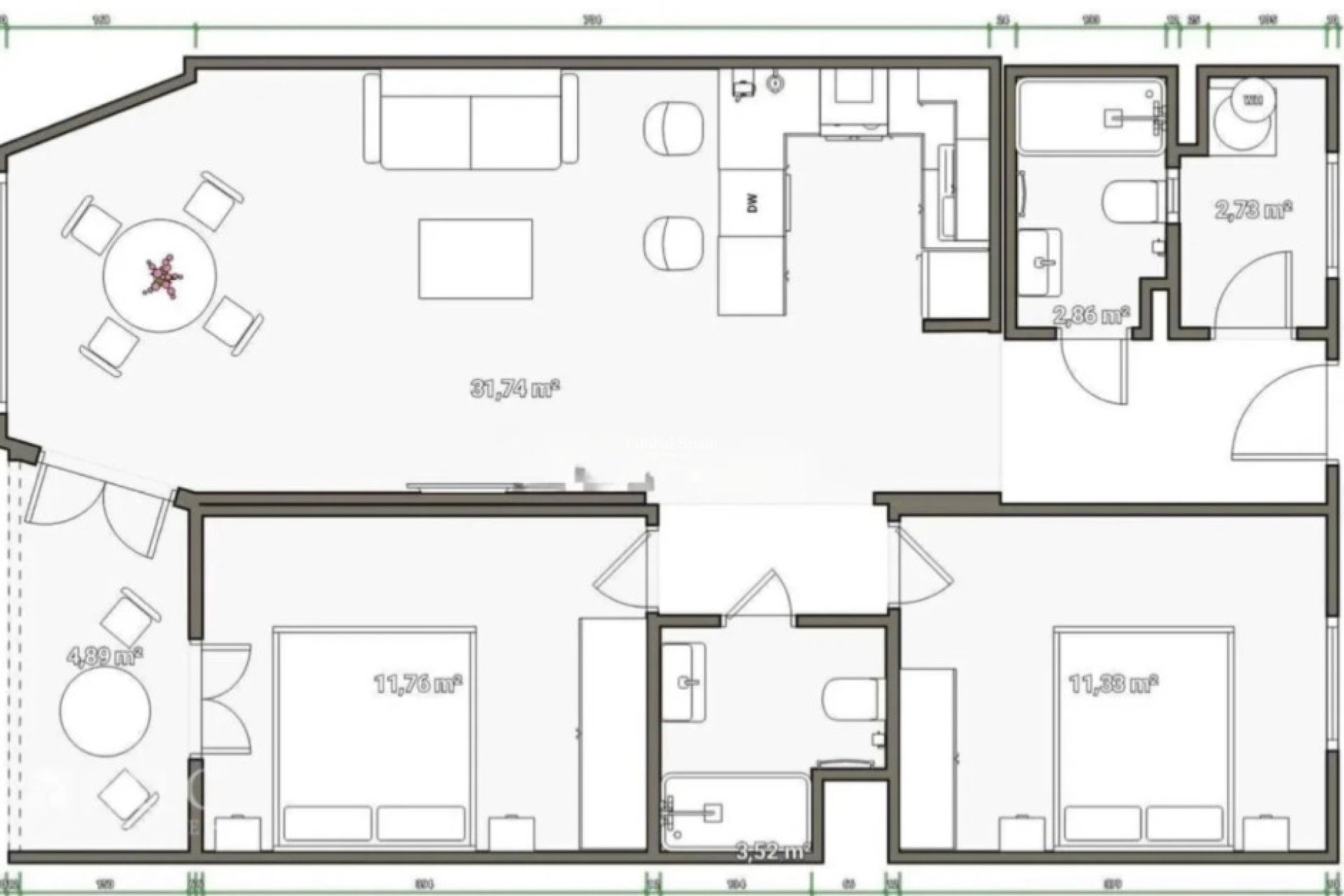 Wiederverkauf - WOHNUNG -
PALMA - Sant Agustí