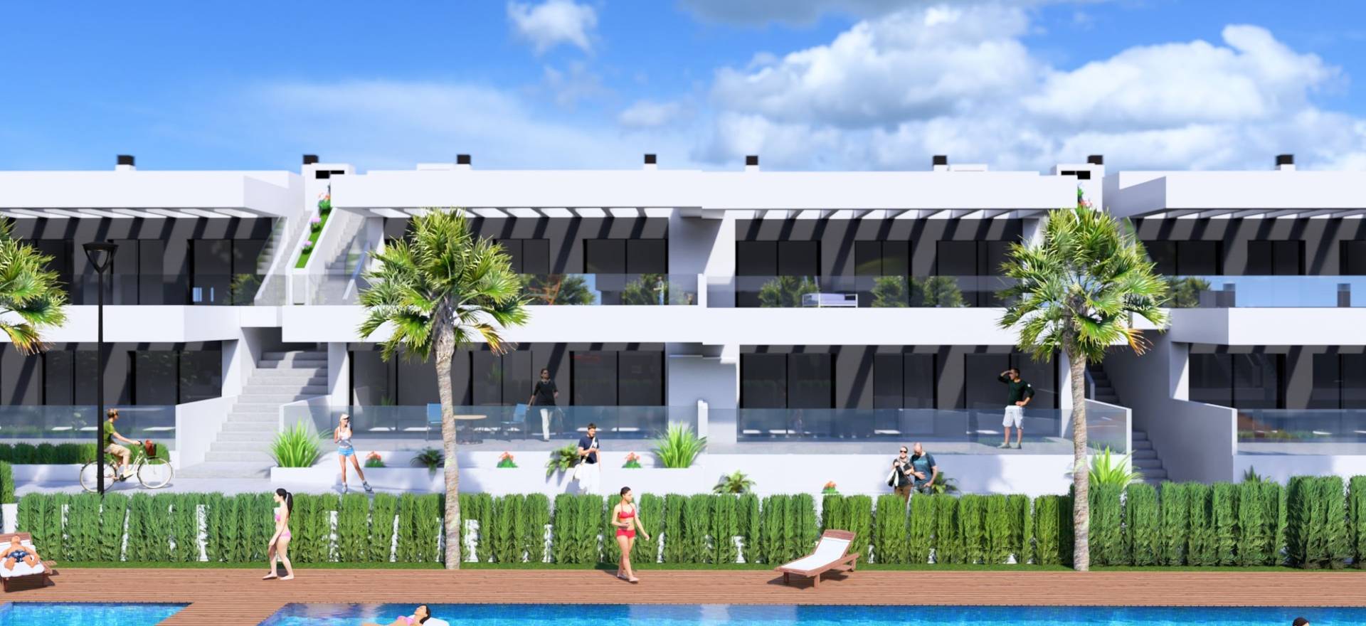 Appartements de luxe de 2 ou 3 chambres à Algorfa