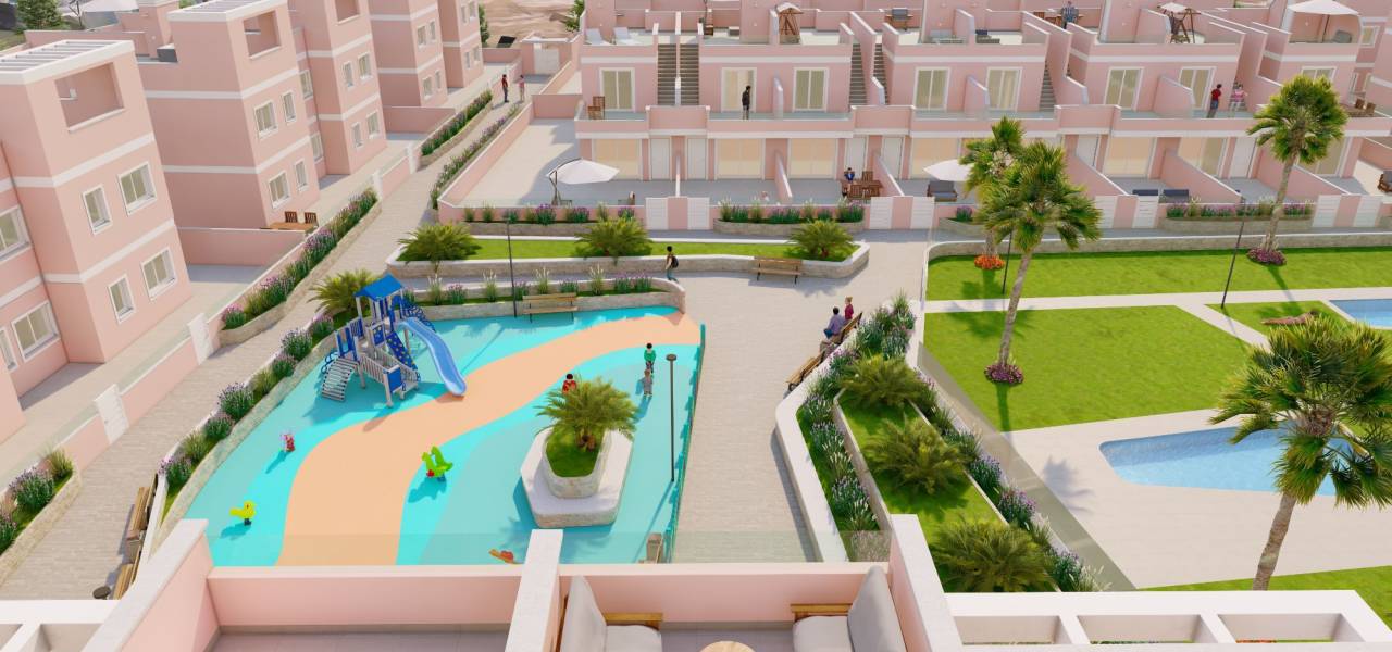 Neu gebauter Bungalow in Pilar de la Horadada