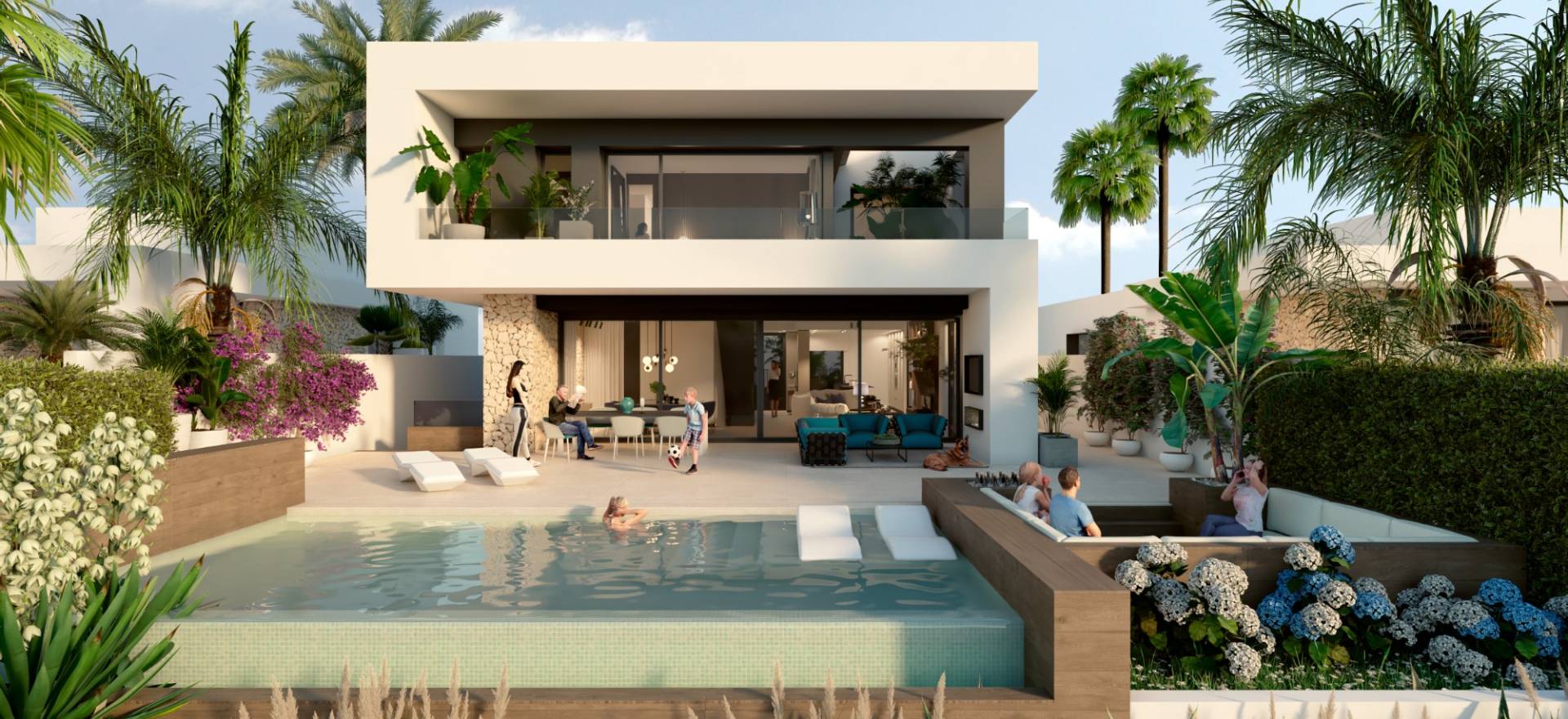 LUXUSVILLA MIT BLICK AUF EIN GOLFRESORT, ALGORFA