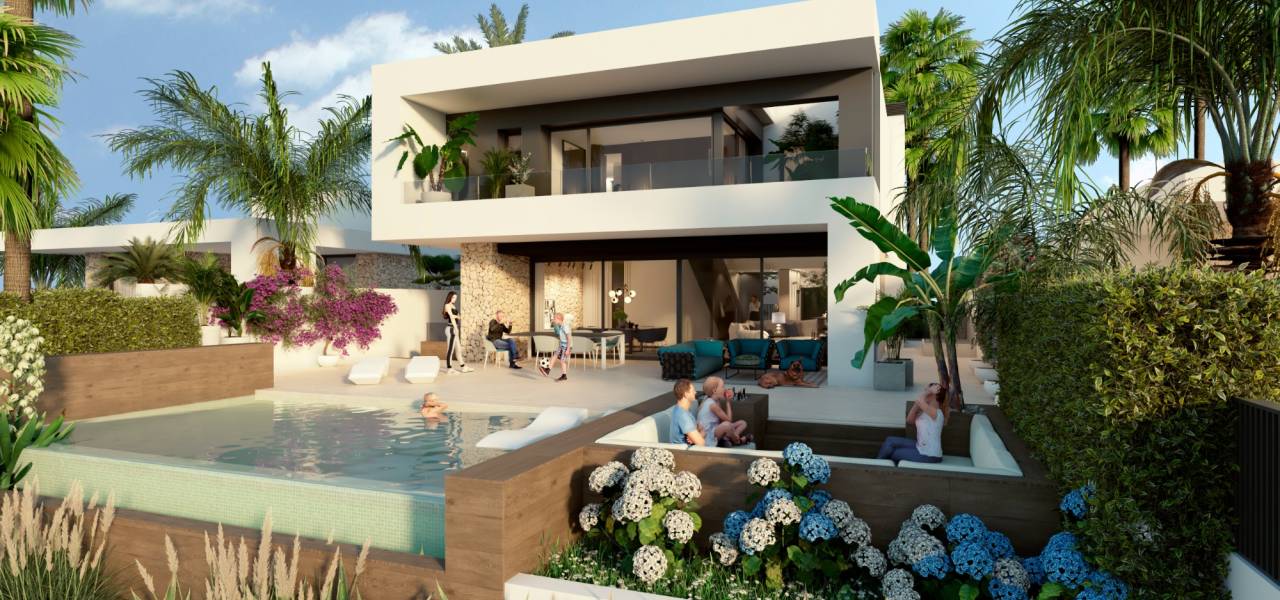 LUXURY VILLA WITH VIEWS ON A GOLF RESORT, ALGORFA