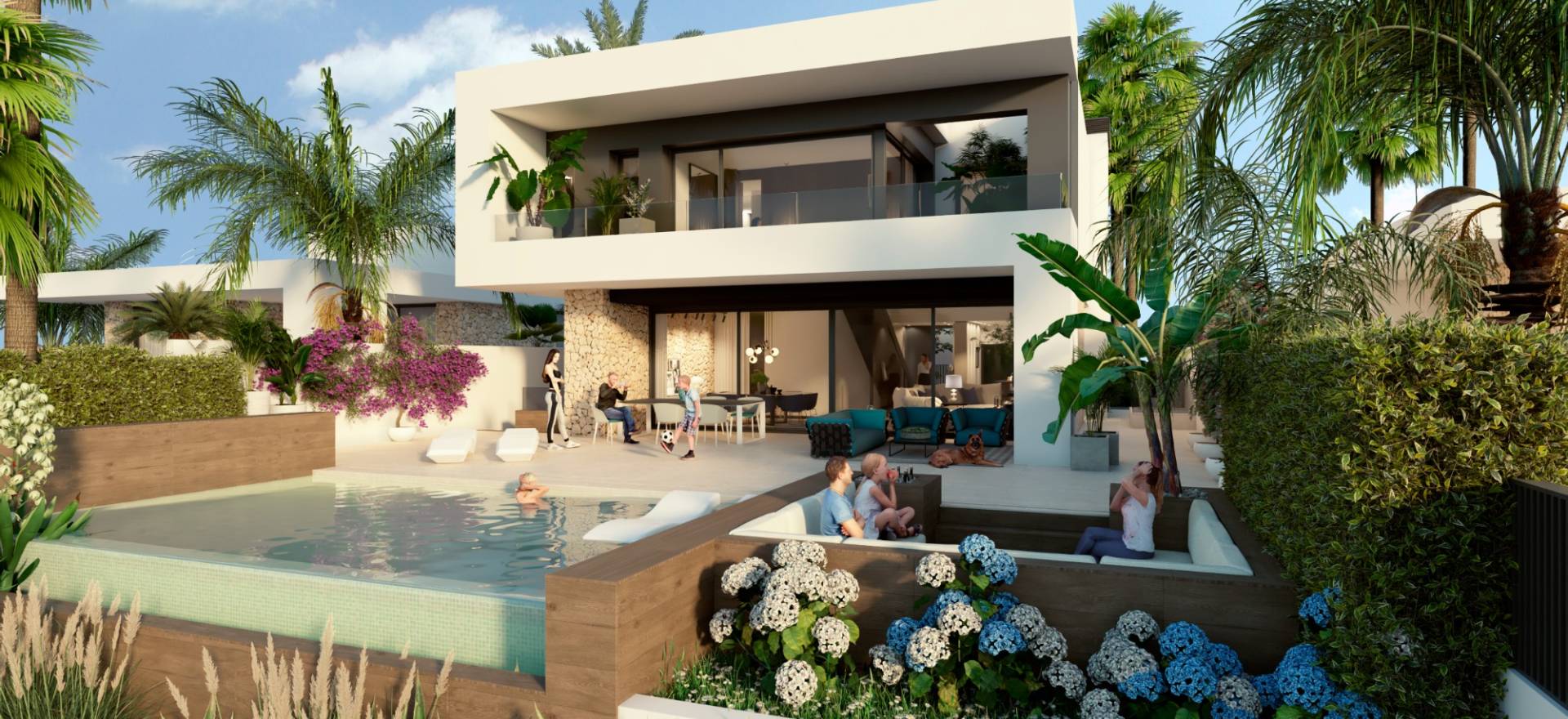 LUXURY VILLA WITH VIEWS ON A GOLF RESORT, ALGORFA