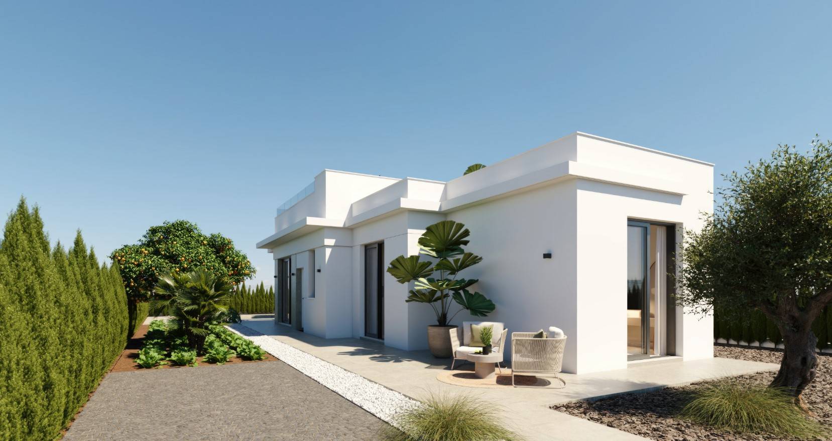 VILLA MIT 2 SCHLAFZIMMERN IN HACIENDA DEL ÁLAMO, MURCIA