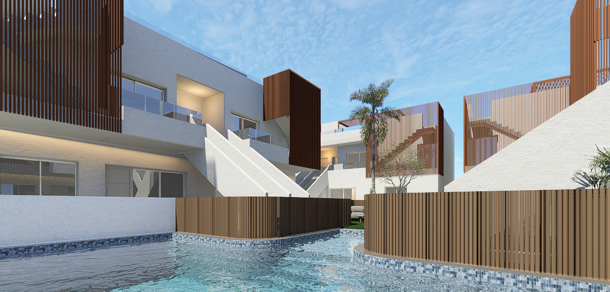 BUNGALOW Z 3 SYPIALNIAMI W PILAR DE LA HORADADA